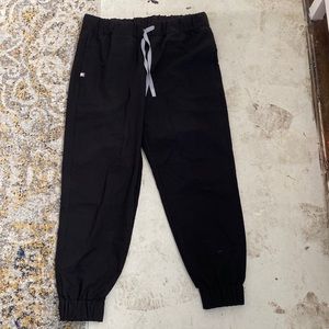 FIGS Black Relaxed Fit Joggers